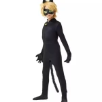 Miraculous Fekete Macska jelmez parókával és kiegészítőkkel