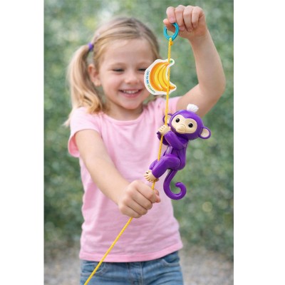 Kötélmászó majom - Monkey Climbing Rope - kézügyesség fejlesztő játék