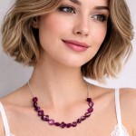 Rózsaszín nyaklánc