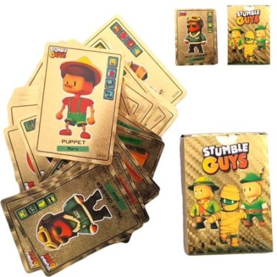 STUMBLE GUYS 10 db arány kártya készlet - Limitált kiadás Vízálló plasztik kártya