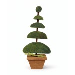 Festett fa dekoráció