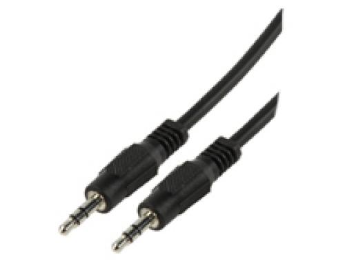 Audio kábel - JACK 1,2M 3.5mm apa - apa (CABLE-404)