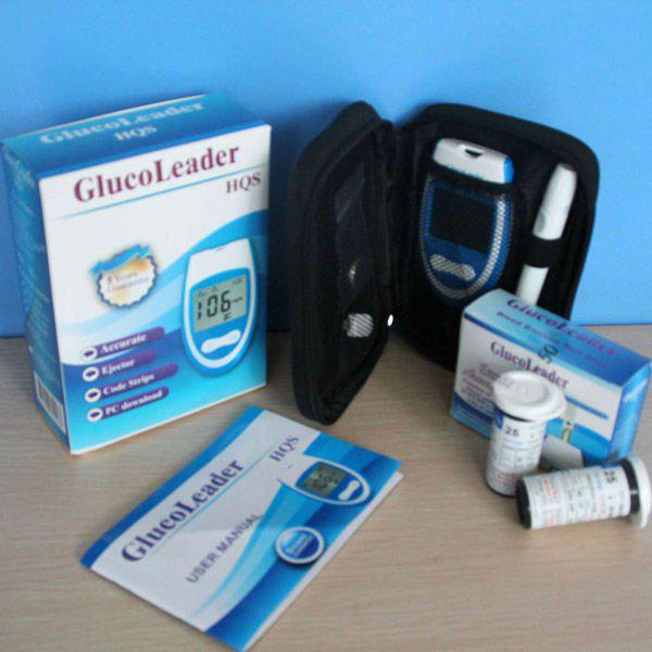 Glucoleader HQS Vércukorszintmérő készülék HQS teszt