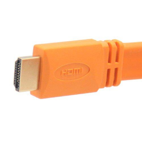 HDMI kábel 1.4 verzió 3D Full HD 1080p kábel  3méter naracssárga