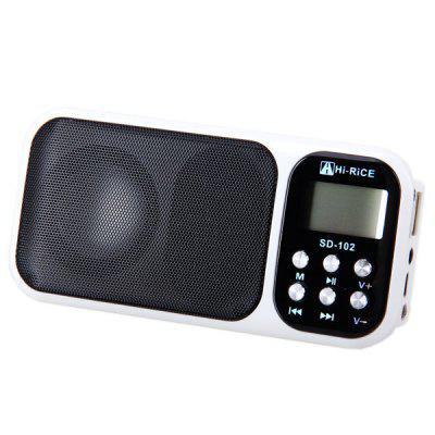 Mini-hifi Digital Media Speaker SD-102 High Quality Fashionable  Support TF Card/USB/FM Radio