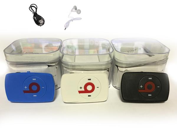 Mini MP3 Player Bundle Headset Support 32GB Micro SD TF Card