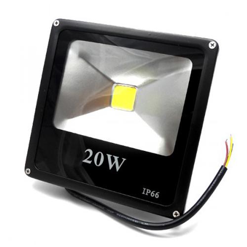 LED reflektor-fényvető 20W 6500K hideg fehér 1600 lumen SLIM kivitel A01-20W-WH
