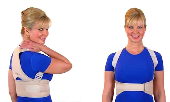 Rugalmas orvosi testtartás javító segédeszköz és energizáló  -Energing Posture Support -