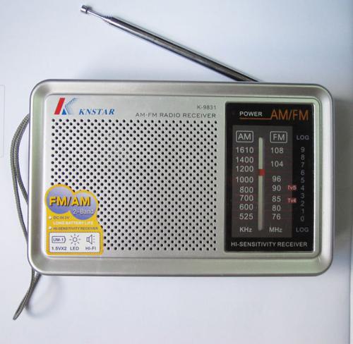 Mini rádió  FM AM VHF rádióvevő Otthoni hangszóró k-257