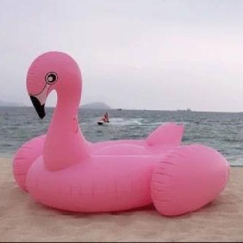 Felfújható giga nagy pink flamingó matrac 190 x 200 x 120 cm