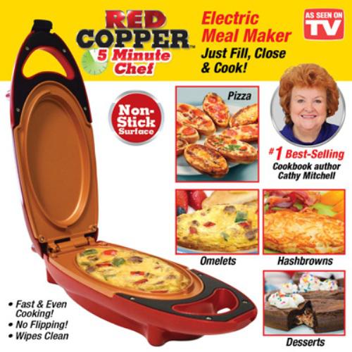 Red Copper 5 Minute Chef Electric Cooker sütőkészülék