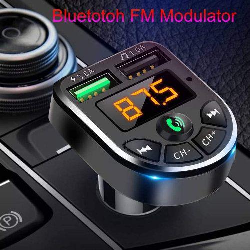 Car 5 Bluetooth Transmitter LCD kijelzővel