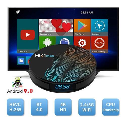 HK1 Max Android Smart TV Box - tv okosító / 2 GB RAM, 16 GB ROM, Quad-Core, Android 9.0, WiFi