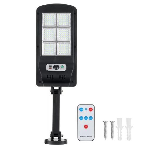 Premium Solar Napelemes kültéri lámpa mozgás- és alkonyatérzékelővel, távirányítóval - 180W