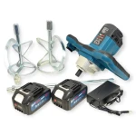 Hitman HTEMX-3452 Akkumulátoros Festékkeverő 62V, 2x8.0Ah, Dupla Keverőszárral