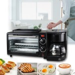 Morning station, grill,kávéfőzővelés és piritóval - 3 IN 1 állomás az egész családnak, főzz ,grillezz és piríts egyszerre. bevezető ár!