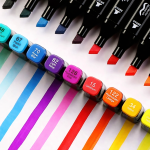 Alkoholos Markerek 80 db – Kétoldalas Filctoll Szett Táskával