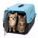 Kisállat szállító 58 cm | Kutya hordozó, macska ketrec – 58-as méret Kék