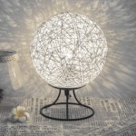 LED asztali lámpa, hangulatvilágítás – állítható fényerővel / gömb lámpa