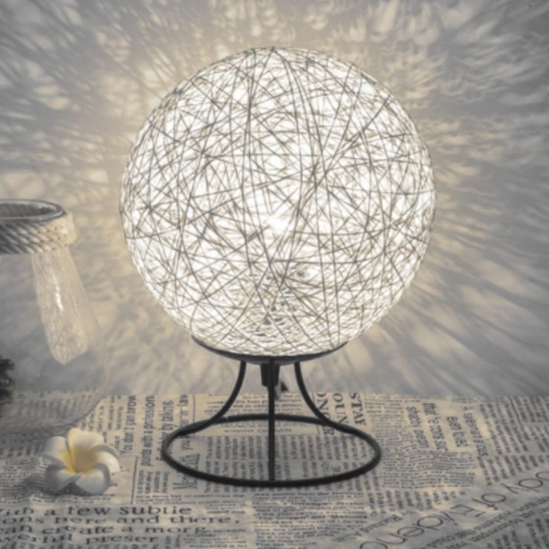 LED asztali lámpa, hangulatvilágítás – állítható fényerővel / gömb lámpa