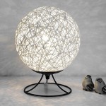 LED asztali lámpa, hangulatvilágítás – állítható fényerővel / gömb lámpa
