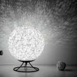 LED asztali lámpa, hangulatvilágítás – állítható fényerővel / gömb lámpa