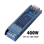 Slim LED Tápegység Fém Házas 400W 24V AC 180-260V