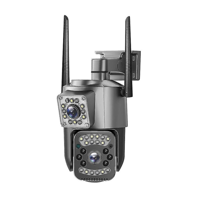Dupla lencsés IP kamera 4g sim 4mp 2k wifi kültéri biztonsági kamera mini 10x zoom videó megfigyelő 1080p CCTV kamera webkamera