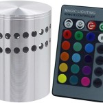 Dekorációs LED fény – hálózatra köthető fali lámpa - 3W RGB hangulatvilágítás