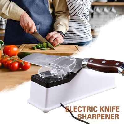 Elektromos késélező, 5 másodperces gyorsélezéssel, védőkupakkal  Electric Knife Sharpener