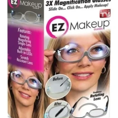 LED-es Smink szemüveg  - 3x Makeup Magnification ΕΖ Glasses