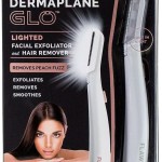 Flawless Dermaplane Gló arcszőr eltávolító LED világítással - fehér (6 cserélhető fejjel)