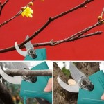 Dupla Akkus Automata Olajozású Mini 6" Ágvágó Láncfűrész És Elektromos Metszőolló HA-1004