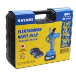 Elektromos metszőolló dupla akkumulátorral  88V HAYAMI HA-1031