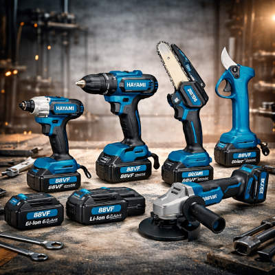 Hayami 5 részes akkus szerszámkészlet 88V HA-1022 – Profi erő egyetlen készletben