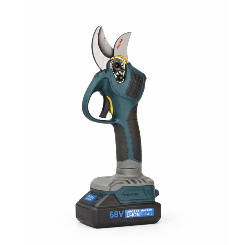 Akkumulátoros metszőolló, 2 db 68 V akkumulátorral, dobozban- HAYAMI HA-1027