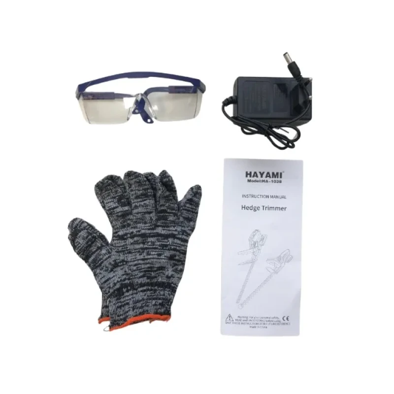 HAYAMI HA-1038 Akkus Sövényvágó – 510 mm vágáshossz, 2 Akkumulátorral, Vezeték Nélküli