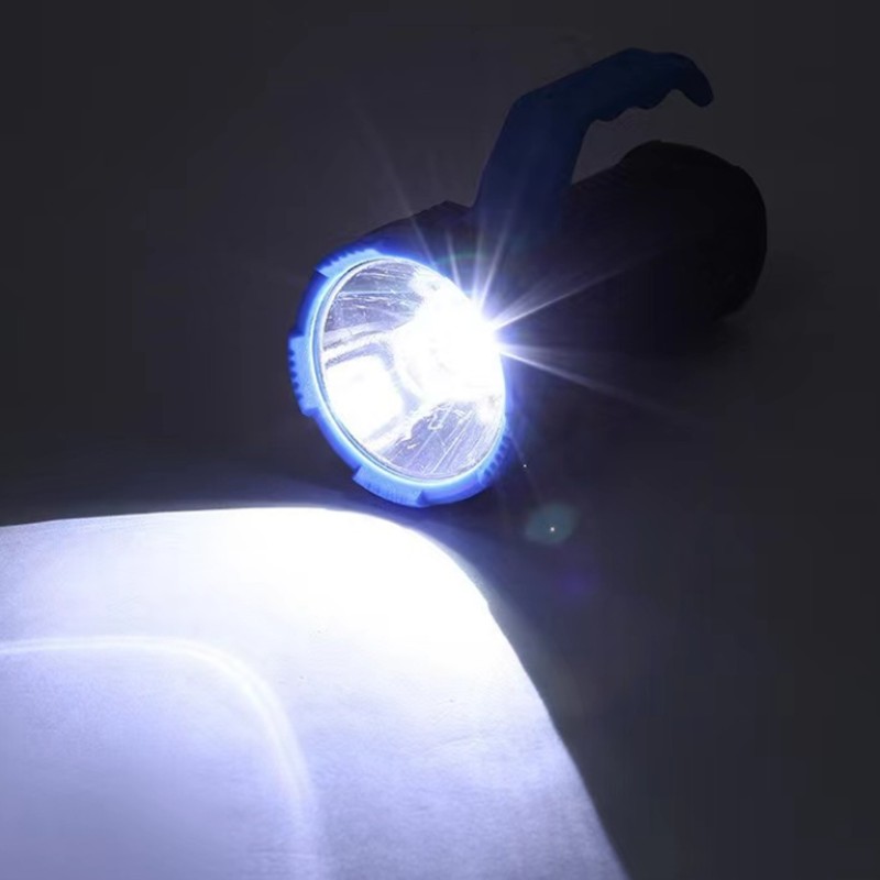 Hordozható lámpa zseblámpa nagy fényerejű töltőkábellel JX-1508B