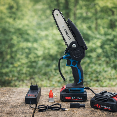 KIMIYO Akkumulátoros Mini Láncfűrész 6″ – 2×36V Akkuval (CH23-48)