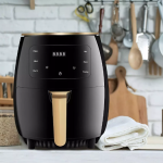 KIMIYO AIR FRYER 6L – 2400W – LCD kijelzős- Forrólevegős sütő – Többféle sütési funkció