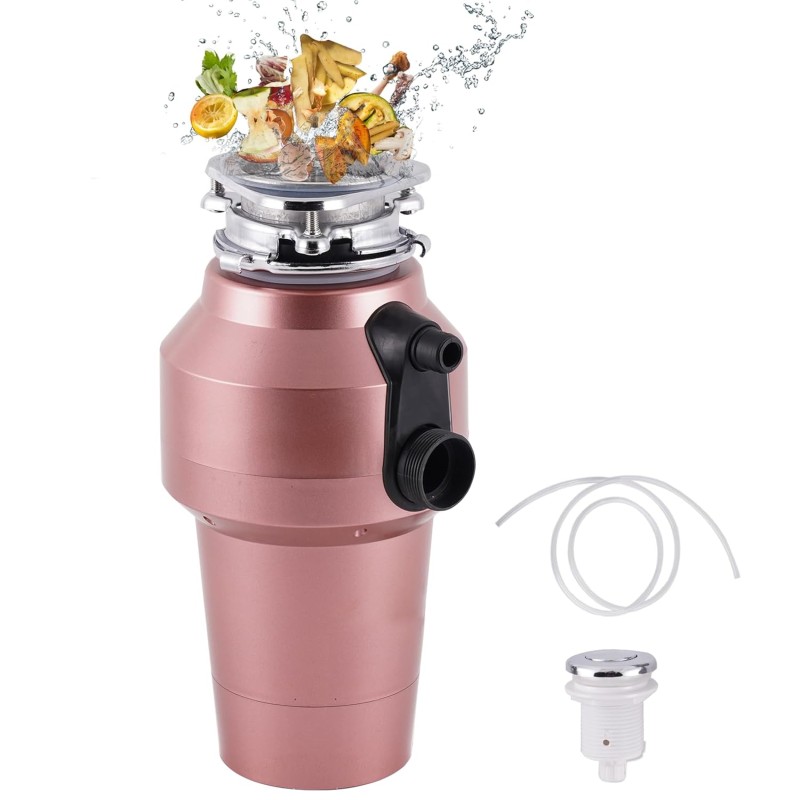 Hulladékkezelő konyhai csatorna Élelmiszerhulladék-eltávolító Aprító Rozsdamentes acél Teljesen automatikus háztartási mosogató lefolyócső Rendszer