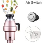 Hulladékkezelő konyhai csatorna Élelmiszerhulladék-eltávolító Aprító Rozsdamentes acél Teljesen automatikus háztartási mosogató lefolyócső Rendszer