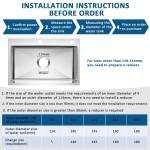 Hulladékkezelő konyhai csatorna Élelmiszerhulladék-eltávolító Aprító Rozsdamentes acél Teljesen automatikus háztartási mosogató lefolyócső Rendszer