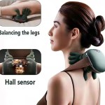 assage FH-670 Nyak- és Vállmasszírozó – 4D Biomimetikus, Fűthető Masszírozó (Zöld)