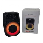 Hordozható hangszóró MP3, USB/TF, Bluetooth, FM rádió, LED kijelző, LED hangszóró – MS1696BT -  3″