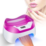 2 AZ 1-BEN MŰKÖRMÖS UV/LED LÁMPA TÁROLÓVAL 110W