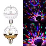 Színes LED diszkó gömb lámpa E27 6 szín 6W