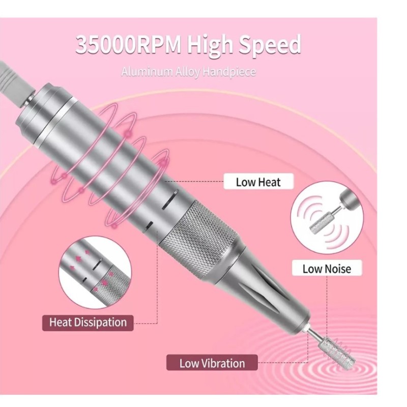 Professzionális Műkörmös Csiszológép SG801 35.000RPM fordulatszámú