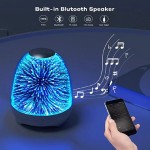 Vezeték nélküli Bluetooth hangszóró, színjátszós hangulatvilágítás érintésérzékelővel