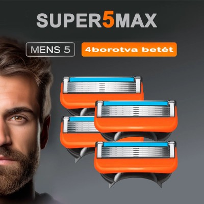 SUPER5MaX borotva betét 4db